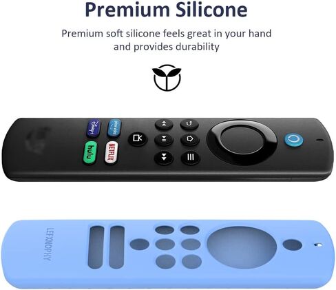 LEFXOMPHY TVStick Lite غطاء بديل عن بعد لجهاز TV Stick Lite أحدث Alexa Voice Remote Lite الجيل الثاني 2022 حافظة واقية من السيليكون الأخضر تتوهج في الظلام in Kuwait