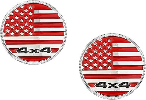 Eagle Style Emblem 3D Metal Round Badges Sticker Fit Jeep Wrangler Cherokee and Various Cars.（2 Pieces） (Black Eagle) in Kuwait
