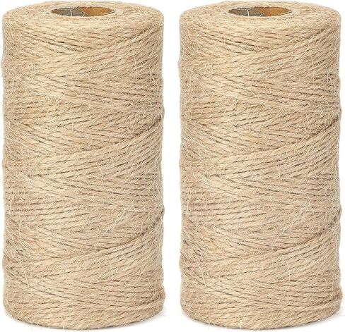 KINGLAKE GARDEN Red Twine,Christmas Twine String,Jute Twine 2 mm 328 Feet Gift Twine Red Twine String for Gift Wrapping,Packing,Crafts,DIY,Home Decorating in Saudi Arabia