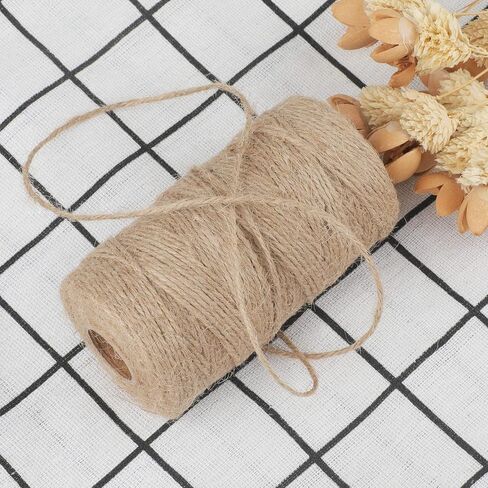 KINGLAKE GARDEN Red Twine,Christmas Twine String,Jute Twine 2 mm 328 Feet Gift Twine Red Twine String for Gift Wrapping,Packing,Crafts,DIY,Home Decorating in Saudi Arabia