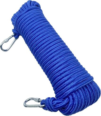 Rope Ratchet 3/8", 100 ft Solid Braided Polypropylene Rope, All Purpose, Utility Cord Down Rope for Camping, Tie, Pull, and Knot, Indoor and Outdoor Use in Saudi Arabia