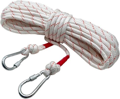 Rope Ratchet 3/8", 100 ft Solid Braided Polypropylene Rope, All Purpose, Utility Cord Down Rope for Camping, Tie, Pull, and Knot, Indoor and Outdoor Use in Saudi Arabia
