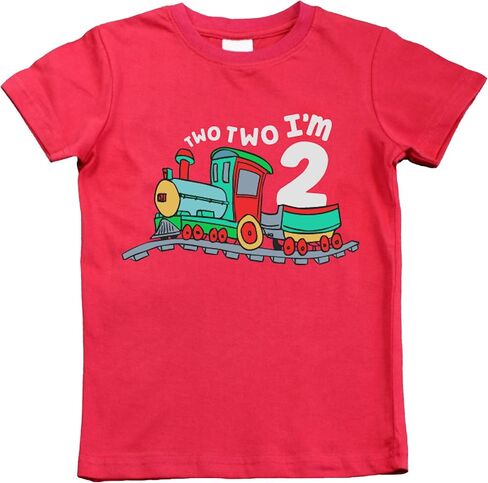 Unordinary Toddler 2nd Birthday Shirt boy Chugga Chugga Two Two Train im Two Years Old Second Birthday Tshirt in Saudi Arabia