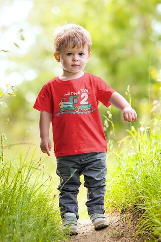Unordinary Toddler 2nd Birthday Shirt boy Chugga Chugga Two Two Train im Two Years Old Second Birthday Tshirt in Saudi Arabia