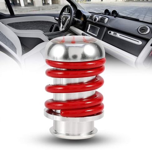 Aramox Manual Gear Stick Shift Knob,Universal Aluminum Spring 5 Speed Manual Car Gear Shifter Stick Shift Knob Lever (Blue) in Saudi Arabia
