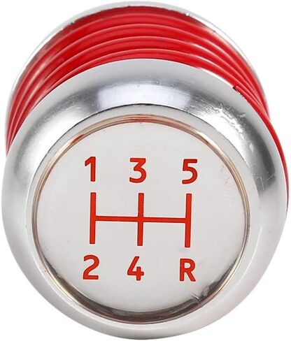 Aramox Manual Gear Stick Shift Knob,Universal Aluminum Spring 5 Speed Manual Car Gear Shifter Stick Shift Knob Lever (Blue) in Saudi Arabia