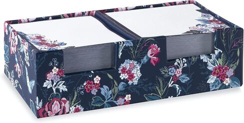 Vera Bradley Cute Sticky Notes with Holder, Small Note Pad Duo for Office, Decorative Paper Organizer for Desktop, Morning Shells in Saudi Arabia
