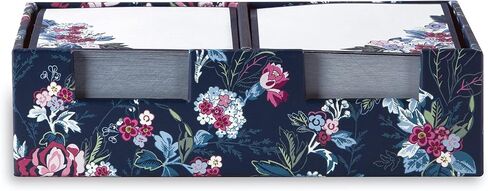 Vera Bradley Cute Sticky Notes with Holder, Small Note Pad Duo for Office, Decorative Paper Organizer for Desktop, Morning Shells in Saudi Arabia