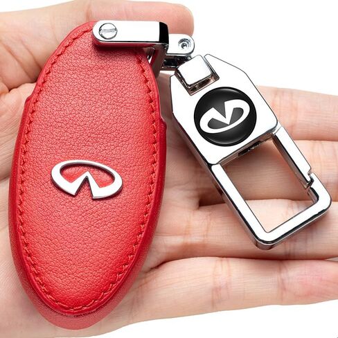 Car Leather Key Cover Case key holder,key fob cover for all models with Keychain in Saudi Arabia