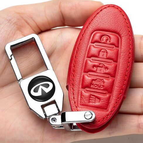 Car Leather Key Cover Case key holder,key fob cover for all models with Keychain in Saudi Arabia