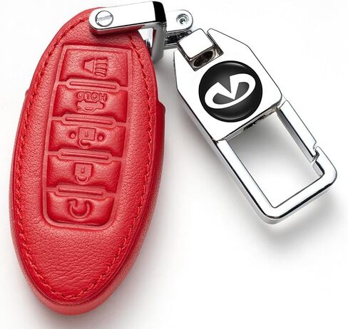 Car Leather Key Cover Case key holder,key fob cover for all models with Keychain in Saudi Arabia