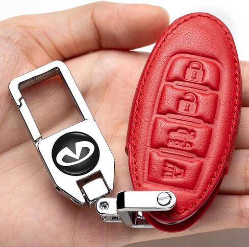 Car Leather Key Cover Case key holder,key fob cover for all models with Keychain in Saudi Arabia