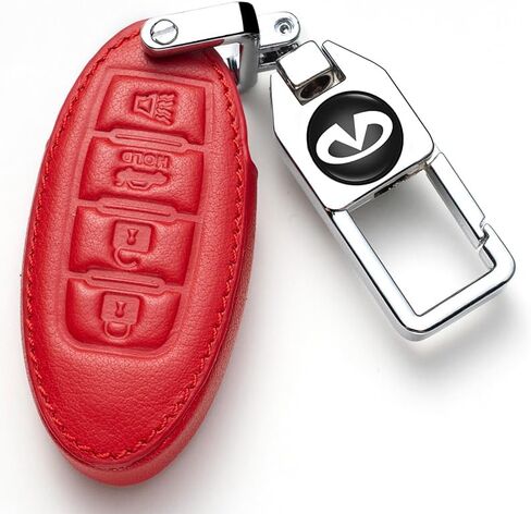 Car Leather Key Cover Case key holder,key fob cover for all models with Keychain in Saudi Arabia