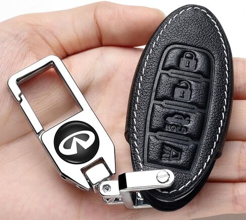 Car Leather Key Cover Case key holder,key fob cover for all models with Keychain in Saudi Arabia