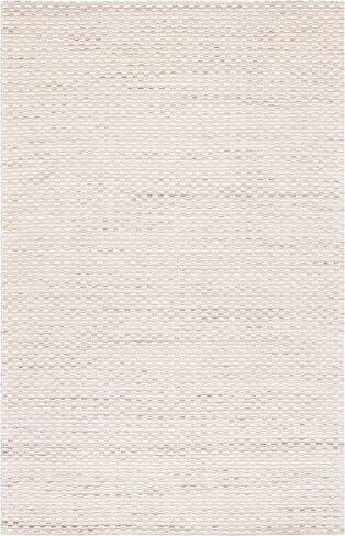 سجادة منطقة SAFAVIEH Marbella Collection - 6' x 9'، بيج، صوف مصنوع يدويًا، مثالية للمناطق ذات حركة المرور العالية في غرفة المعيشة وغرفة النوم (MRB158B) in Saudi Arabia