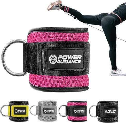 أشرطة الكاحل لتوجيه الطاقة لآلات الكابلات وحزام المقاومة، ملحق أساور للتمرين في المنزل وصالة الألعاب الرياضية، وتمارين الغنائم in Kuwait