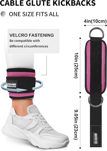 أشرطة الكاحل لتوجيه الطاقة لآلات الكابلات وحزام المقاومة، ملحق أساور للتمرين في المنزل وصالة الألعاب الرياضية، وتمارين الغنائم in Kuwait