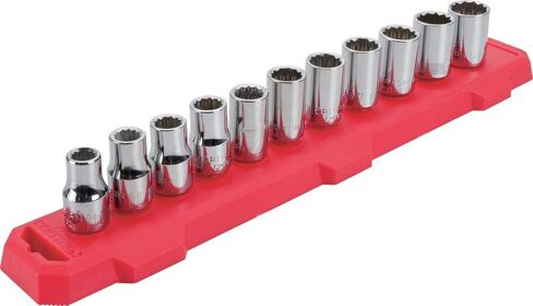 CRAFTSMAN Socket Set, SAE, 1/2" Drive, 12 Pt., 11Piece (CMMT12046) in Saudi Arabia
