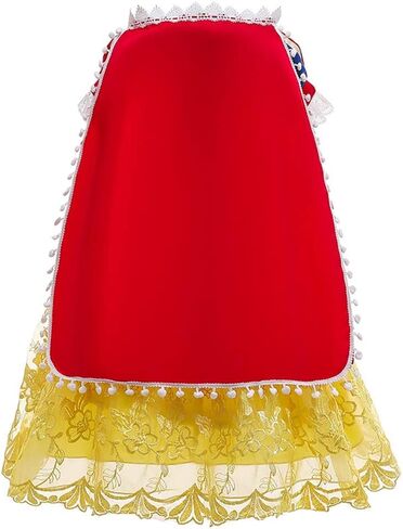 Girls Snow White Princess Costume Birthday Halloween Christmas Party Cosplay Fancy Dress Up Outfits w/Accessories in Saudi Arabia