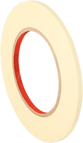 3M General Purpose Masking Tape 203, 0.5000" Width x 55m Length (Pack of 5), Tan, 1 roll in Saudi Arabia
