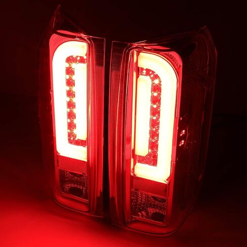 DNA MOTORING TL-F15094-LED-BK-SM LED Tail Light Assembly Driver & Passenger Side [Compatible with 90-96 Ford F150 / 90-97 F250 / 90-97 F350 / 90-96 Bronco] in Saudi Arabia