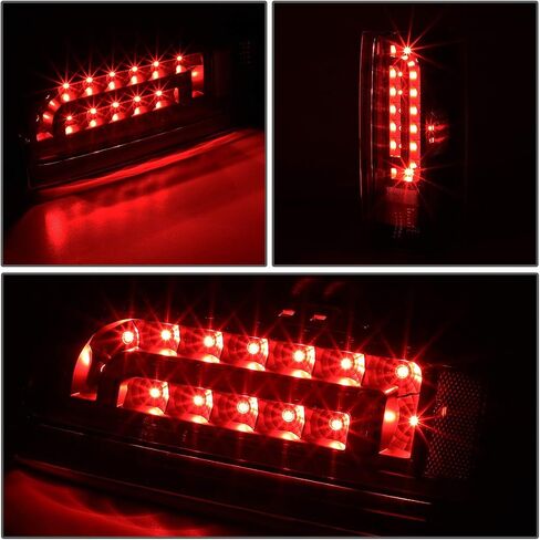 DNA MOTORING TL-F15094-LED-BK-SM LED Tail Light Assembly Driver & Passenger Side [Compatible with 90-96 Ford F150 / 90-97 F250 / 90-97 F350 / 90-96 Bronco] in Saudi Arabia