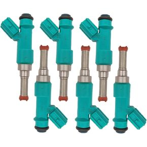 23250-0P010 6pcs Fuel Injectors Compatible with Toyota Highlander Avalon Camry Sienna Lexus ES350 RX350 RX450h 2.5L 2.7L 3.5L
