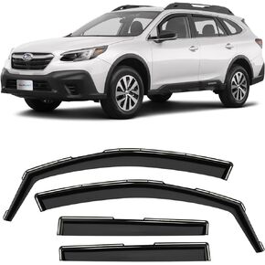 CLIM ART in-Channel Incredibly Durable Rain Guards for Subaru Outback 2020-2024, Original Window Deflectors, Vent Window Visors, Vent Deflector, 4 pcs. - 620312