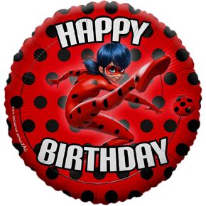 Deluxe Miraculous Ladybug Birthday Balloon – Superhero Party Decorations