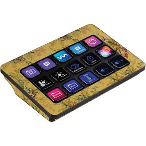 MightySkins Skin Compatible with Elgato Stream Deck MK.2 - Yellow Marble End | Protective, Durable, and Unique Vinyl Decal wrap Cover | Easy to Apply and Change Styles | Made in The USA