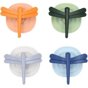 4 قطع اليعسوب متعددة الوظائف المغناطيسية مغناطيس الثلاجة، منشفة شماعات ثقب خالية هوك الباب نافذة مقبض درج للمطبخ غرفة المعيشة الحمام المرحاض in Kuwait