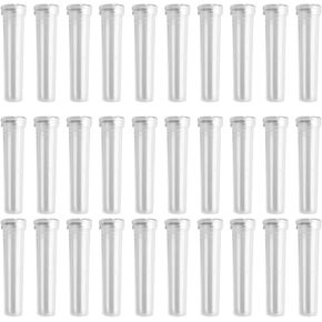 50 Pcs 7cm Flower Arrangement Vials Floral Water Tubes Individual Flower Water Tubes Floral Water Vials Fresh Flower Stem Water Tubes with Caps Florist Supplies