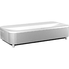 Epson EpiqVision Ultra LS800 Ultra Short Throw 3-Chip 3LCD Smart Streaming Laser Projector, 4,000 Lumens, 4K PRO-UHD, HDR, 150" Class, Android TV, 2.1ch Yamaha Built-in Speakers - White (Renewed)