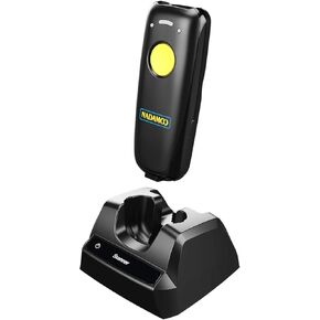 NADAMOO 2D Wireless Barcode Scanner Compatible with Bluetooth, Portable USB 1D 2D QR Code Scanner for Inventory, Bar Code Image Reader for Tablet iPhone iPad Android iOS PC POS, with Charging Dock