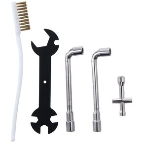 3D Printer Nozzle Wrench Cleaning Kit 6mm 7mm Multiple Sizes 5 in 1 Multi-Function Wrench 5 Tools for Fixed Mk8 Ender 3