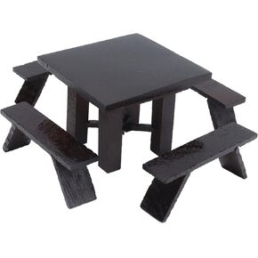 Dollhouse Wooden Table Set,1:12 Miniature Dining Table Furniture Doll House Decoration Accessories Kids
