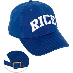Desert Cactus Rice University Baseball Hat Owls Brimmed Embroirderd Hats Cap Adjustable Cloth Strap Adult (Style G) Blue