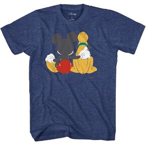 Disney Mickey and Pluto Best Friends Adult T-Shirt