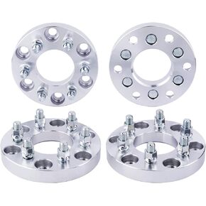 محولات عجلات DCVAMOUS 4PC 6x4.5 إلى 6x5.5 مقاس 2 بوصة مع مسامير 12x1.25 متوافقة مع Nissan 6 Lug 6x114.3 إلى 6x139.7 لحدود 2005-2022 | 2005-2014 باثفايندر | 2005-2015 إكستيرا