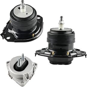 JDMON 3Pcs Engine Motor Mount & Transmission Mount Kit Replacement for 2011-2019 Jeep Grand Cherokee RWD 3.6L 5.7L Compatible with A5611, A5488, EM-4168, EM-4172, 5038548AB, 5038548AC, 68032661AC