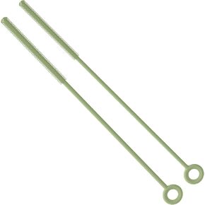 Straw Cleaner Brush,Pipe Cleaners,Extra Long Straw Cleaner,Reusable Silicone Straw Cleaner,Straw Brush,Soft Straw Brush Cleaner,Straw Brushes for Cleaning Straws (Avocado Green)