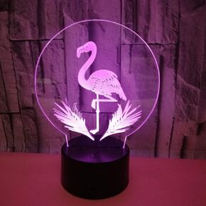Xdorra Hardworking Bee Kids Night Lights Bedroom Decor Lamp 7 Colors Change 3D Night Light Kids Optical Illusion Lamps Kids Lamp As a Gift Ideas for Students