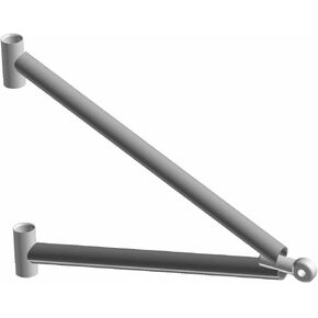 Polaris Ranger A-Frame Weld، يمين، أسود غير لامع، قطعة OEM الأصلية 1544053-458، الكمية 1
