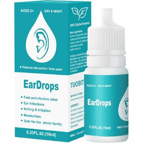 Ear Cleaner, Suitable for Daily use, Quick Ear Cleaning, 10ml Liquid +10 Cotton swabs