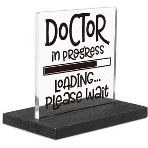 Doctor Gifts for Men, Women, Funny Desk Decor for Doctor, Doctor's Day Gifts, Thank You Office Desk Decor Gift for Doctor,Acrylic Sign Gift for Doctor, HTT38