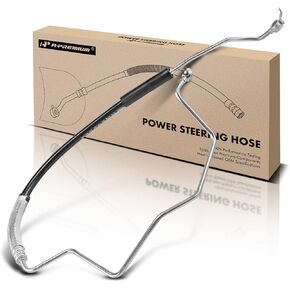 A-Premium Power Steering Hose Pressure Hose Line Assembly Compatible with Mitsubishi Lancer 2008 2009 2010 2011 2012 2013 2014 2015 L4 2.0L Turbocharged, Pump To Gear/Rack Pinion, Replace# 4455A116