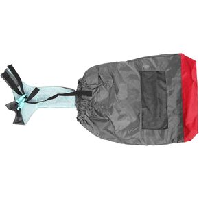 Dog Drag Bag, Dog Walking Scooter, Breathable Oxford Fabric Pet Drag Bag for Paralyzed Disabled Back Rear Legs Dog, Anti Scratch Wheelchair Auxiliary Protect Bag for Disabled Pet(L)