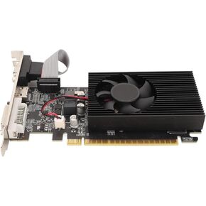 ciciglow Graphics Card, 730 4G DDR3B 128bit Computer Graphics Card with Cooling Fan, Support VGA DVI HDMI Output PCI Express 2.0 x 16 Bus Interface