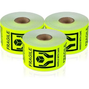 900 Labels - 2 x 2 inch, Biohazard Warning Sign with Universal Biohazard Symbol for Labs Hospitals & Industrial Use - 300 Labels/Roll, 3 Rolls