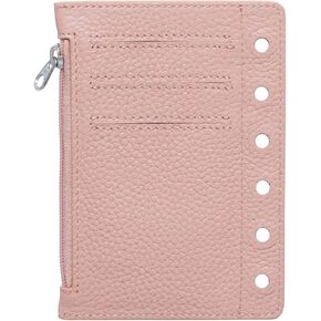 Moterm Zipper Flyleaf for Pocket Organiser - with Card Slots (Pebble-Taupe)